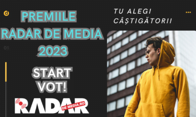 PREMIILE RADAR DE MEDIA 2023 – START VOT TU ALEGI CASTIGATORII