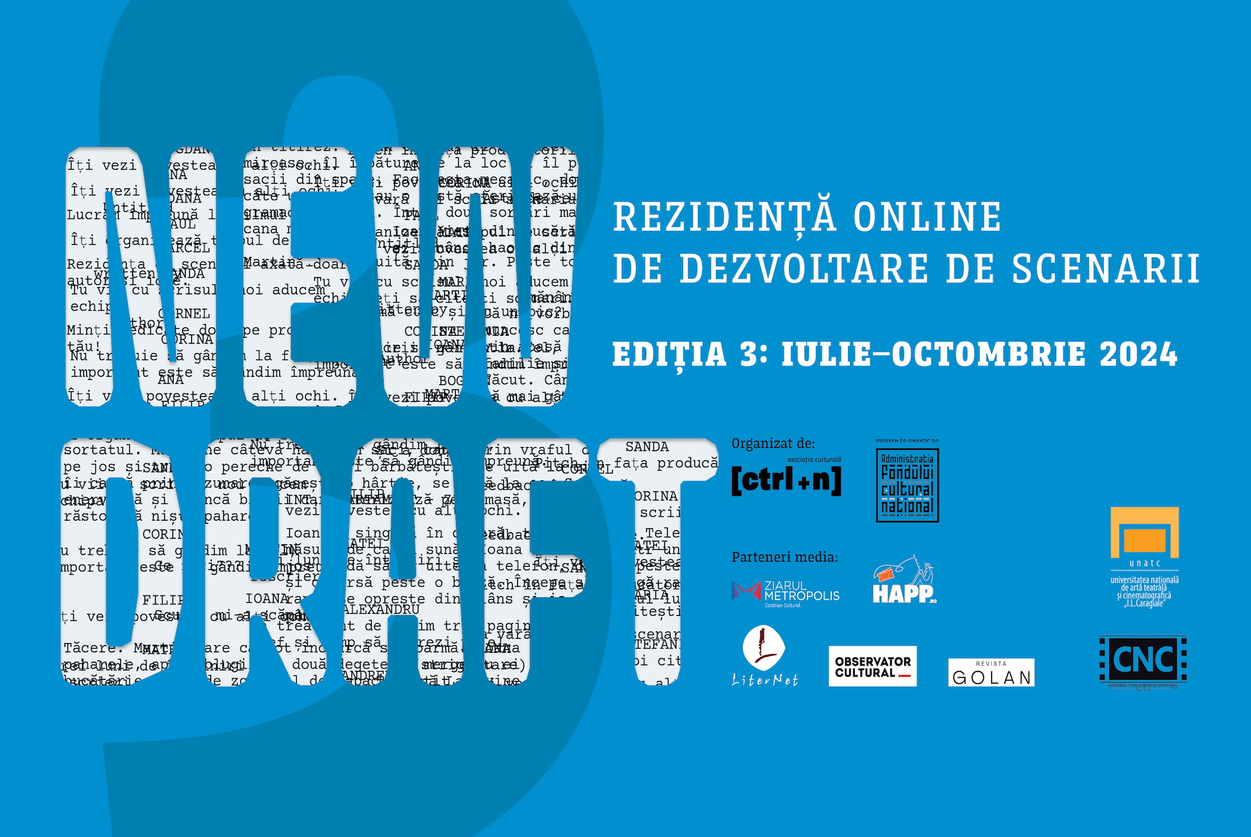 Editia a treia a rezidentei New Draft a ajuns la final 216 NEW draft 3 poster