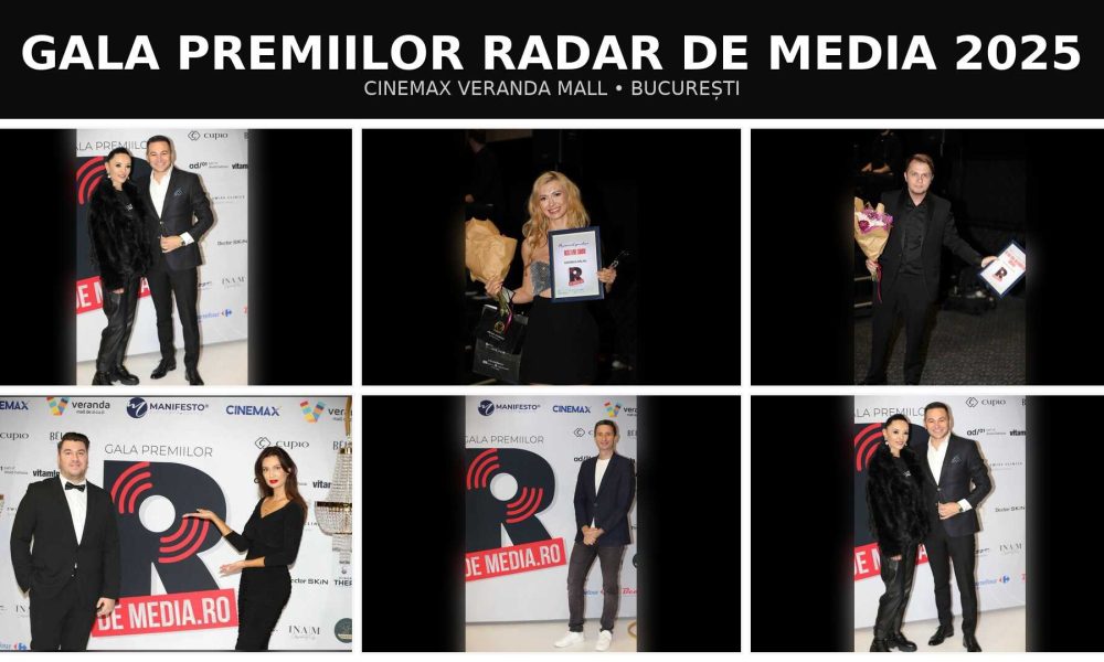 Gala Premiilor Radar de Media 2025 a strans laolalta oamenii care misca industria intr o seara plina de lumina aplauze si momente care au definit anul. Lista castigatorilor aici