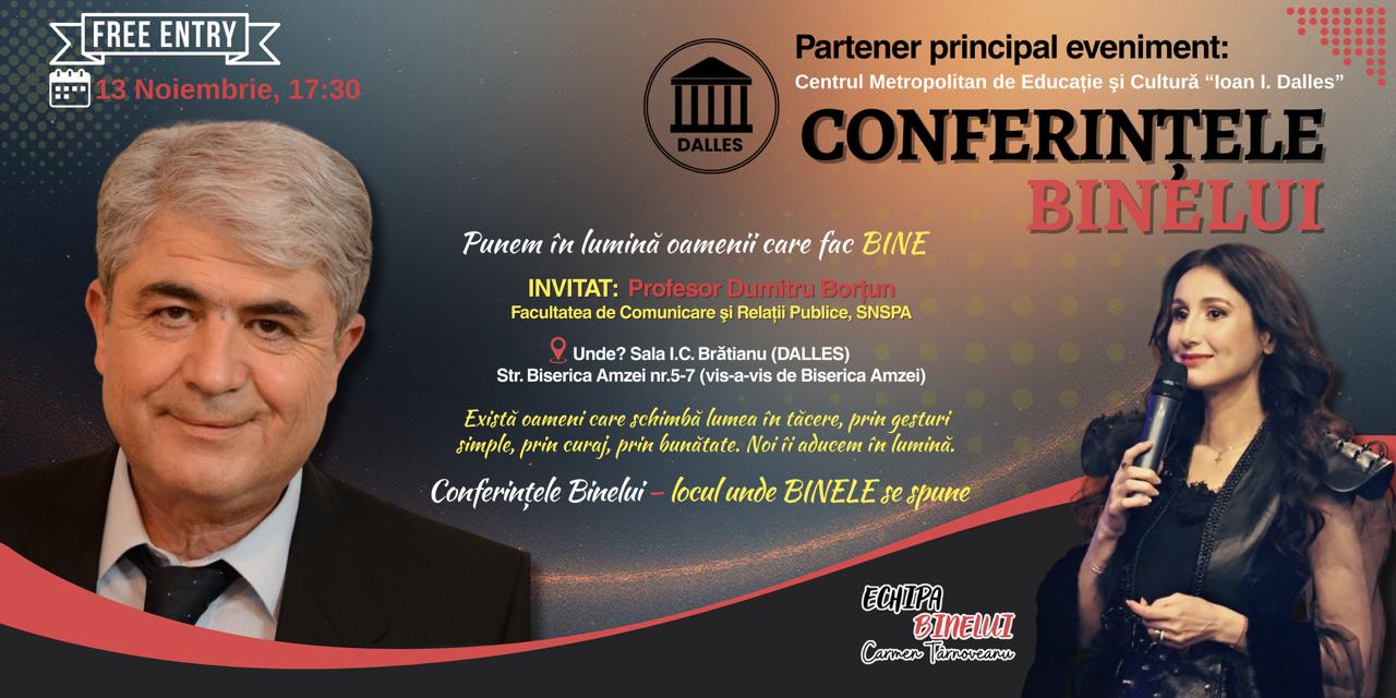 Carmen Târnoveanu lansează “Conferințele Binelui” – un spațiu de dialog despre valori, curaj și oameni care schimbă lumea 61 event