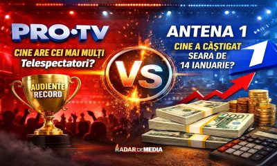 ANALIZA AUDIENTE TV Defasio Aventura vs Power Couple. Primul loc la public nu si la profit. Cine e adevaratul castigator TOP 10 posturi TV cifre exacte si grafice
