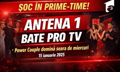 AUDIENTE CARE ARD Power Couple rescrie lupta TV si forteaza PRO TV sa cedeze teren. Cum arata cifrele pentru TOP 10