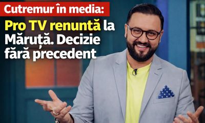 Explozie in grila Pro TV Catalin Maruta paraseste postul dupa aproape doua decenii. Ce spune Andra Cati bani castiga acesta