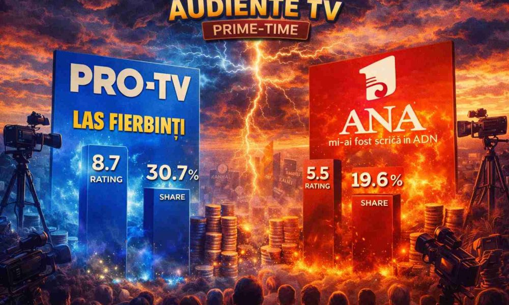 PRIME TIME SUB TEROARE Las Fierbinti striveste seara „Ana musca din public – cifrele care au ingrozit televiziunile