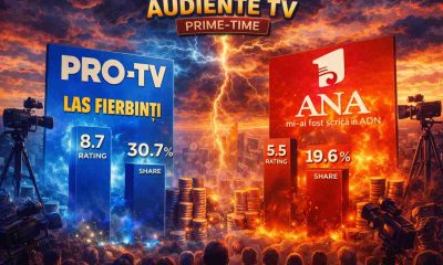 PRIME TIME SUB TEROARE Las Fierbinti striveste seara „Ana musca din public – cifrele care au ingrozit televiziunile