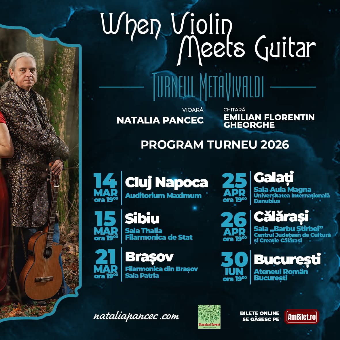 WHEN VIOLIN MEETS GUITAR” – spectacolul ce uneşte baladele rock cu anotimpurile lui Vivaldi – în turneu naţional 61 When Violin Meets Guitar