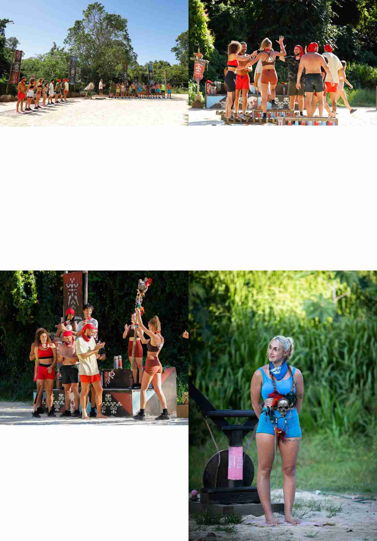 Faimoșii forțează „săptămâna roșie”, Războinicii tremură înaintea duelului. Survivor domină din nou audiențele 150 survivor colaj 2x2 1