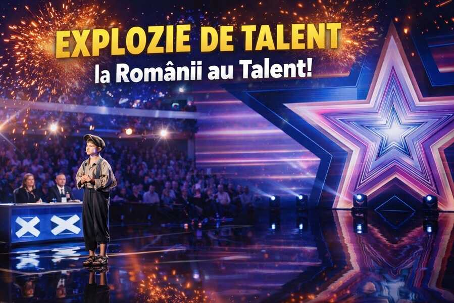 DISEARA Explozie de talent la Romanii au talent Pustiul de 10 ani care a dat peste cap scena si i a impresionat pe jurati