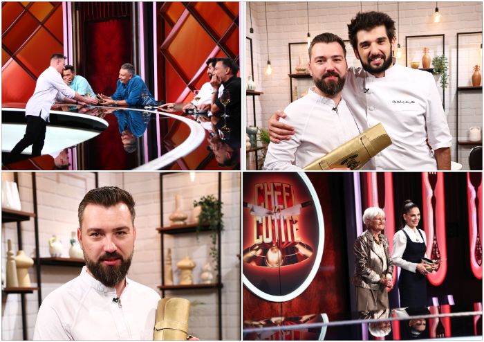 Moment spectaculos la Chefi la cutite Chef Richard ofera cutitul de aur iar show ul urca pe primul loc in audiente