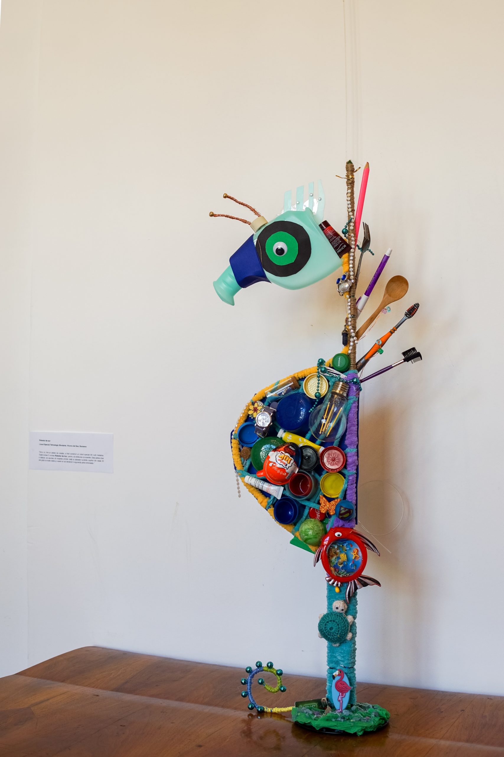 „Let’s Do It, Romania!” a premiat cele mai creative opere de artă realizate din materiale reciclabile de elevii din programul Doers School 60 I Calut elev scoala gimnaziala scaled