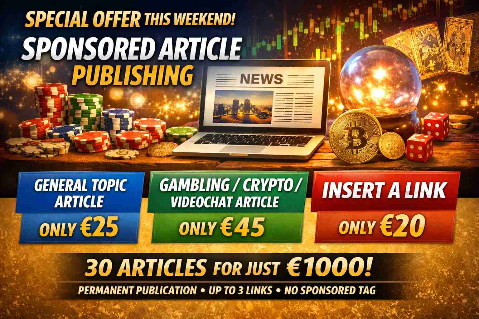 Sponsored Articles SEO Collaboration – Special Offer