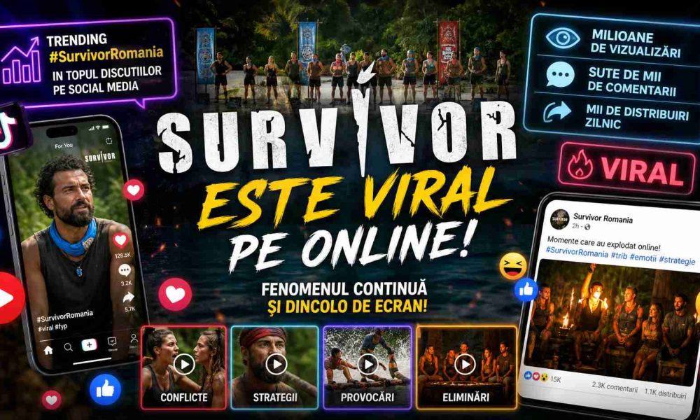 🔥 SURVIVOR rupe si online ul Cat de viral este show ul fenomen de la Antena 1