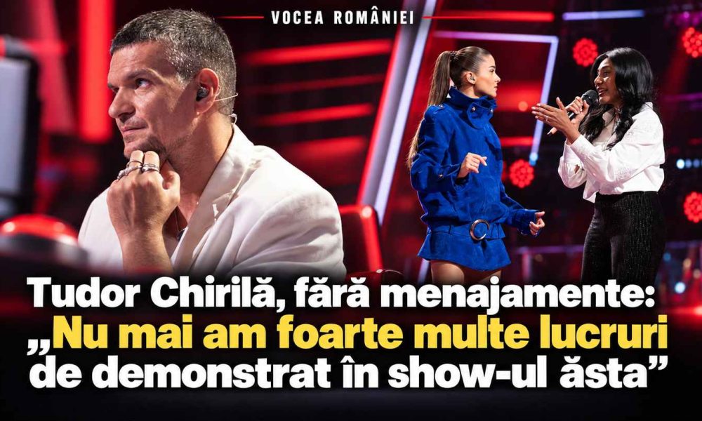 PREMIERA DISEARA „O sa fie o bataie crunta Tudor Chirila arunca manusa la Vocea Romaniei
