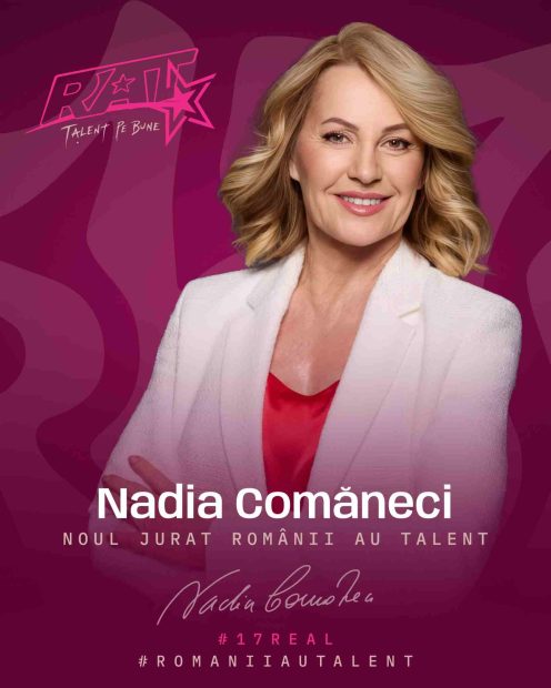 DE LA „10 PERFECT” LA GOLDEN BUZZER! PRO TV aduce o legendă în centrul spectacolului. Cine este personalitatea care va fi noul jurat de la ROMÂNII AU TALENT 62 nadia comaneci romanii au talent 80kb