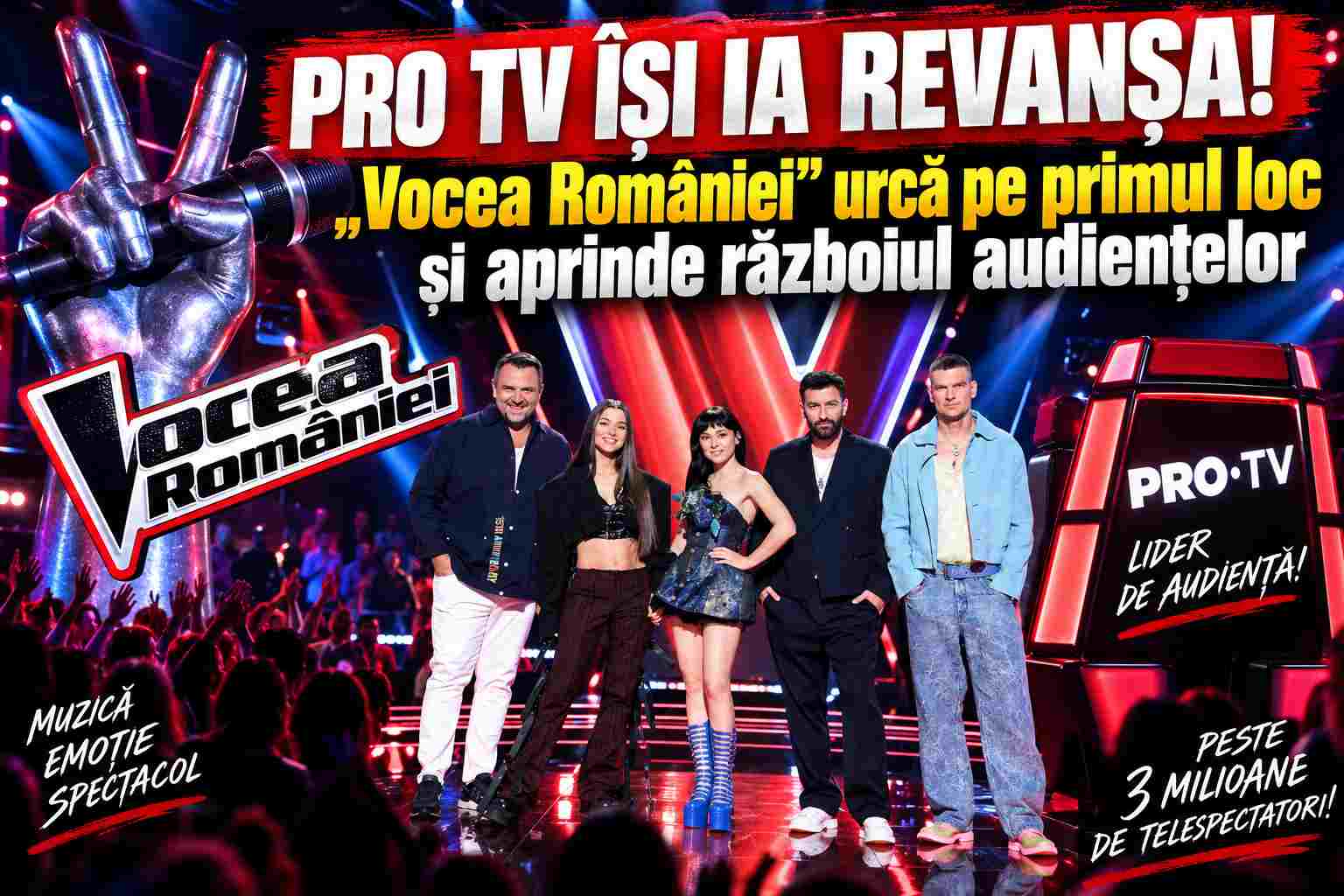 vocea romaniei AUDIENTE