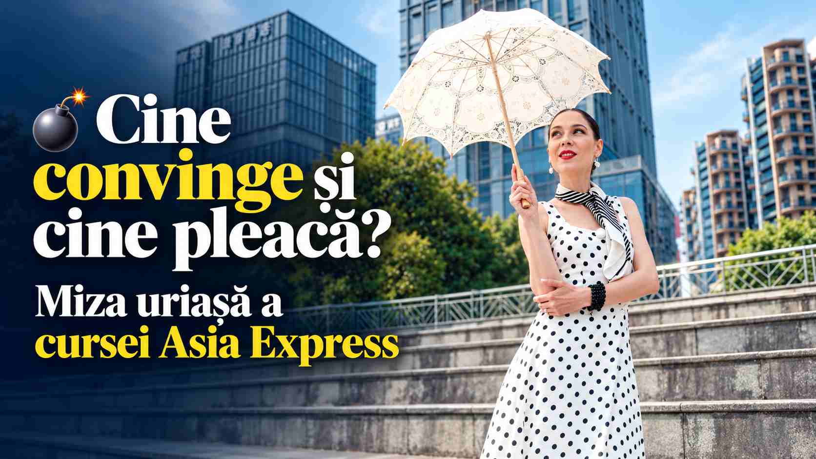 🔥 Asia Express, ziua în care orice greșeală poate costa locul în competiție! Concurenții intră în labirintul comercial din Yiwu și trebuie să transforme gențile în bani. Emisiunea iși păstreazpă poziția, lider de audiență 60