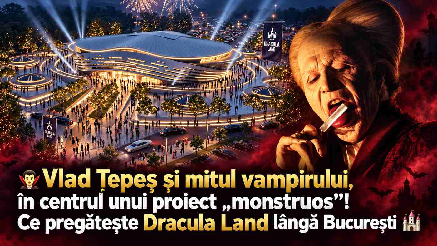 🧛 Vlad Țepeș, vampiri și un proiect de proporții „monstruoase” lângă București! Dracula Land pregătește un univers al divertismentului, cu o investiție care ar putea depăși un miliard de euro 🏰 61 Dracula Land PARK ROMANIA BUCHAREST