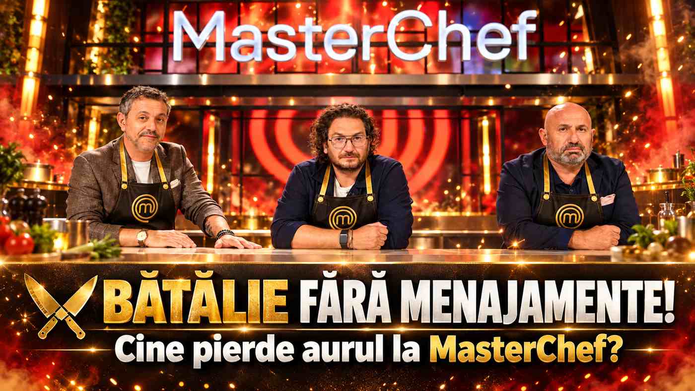🔥 MasterChef pune șorțurile de aur în joc! PRO TV anunță o confruntare în premieră, dar ce impact va avea asupra audienței? 60 MasterChef Batalie Aur 100KB