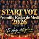 PAGINA DE VOTARE🏆 START VOT pentru desemnarea câștigătorilor Premiilor RADAR DE MEDIA 2026! Tu alegi cine urcă pe podium 62 Premiile Radar de Media 2026 100KB