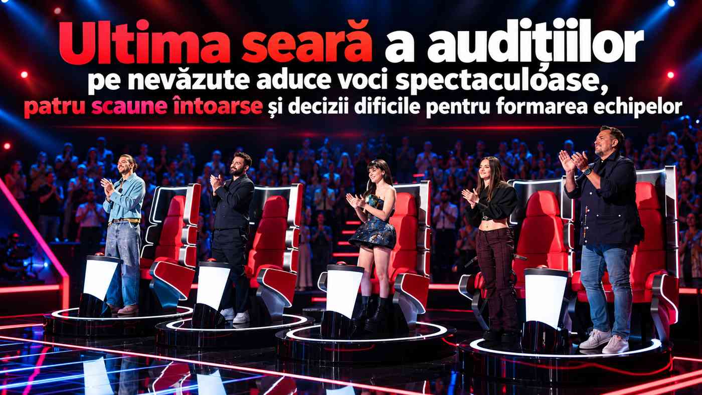🎤 O voce de 16 ani îl lasă fără cuvinte pe Smiley la „Vocea României”! Comparația cu Mariah Carey care aprinde ultima seară a audițiilor pe nevăzute 🔥 61 Vocea Romaniei 2026